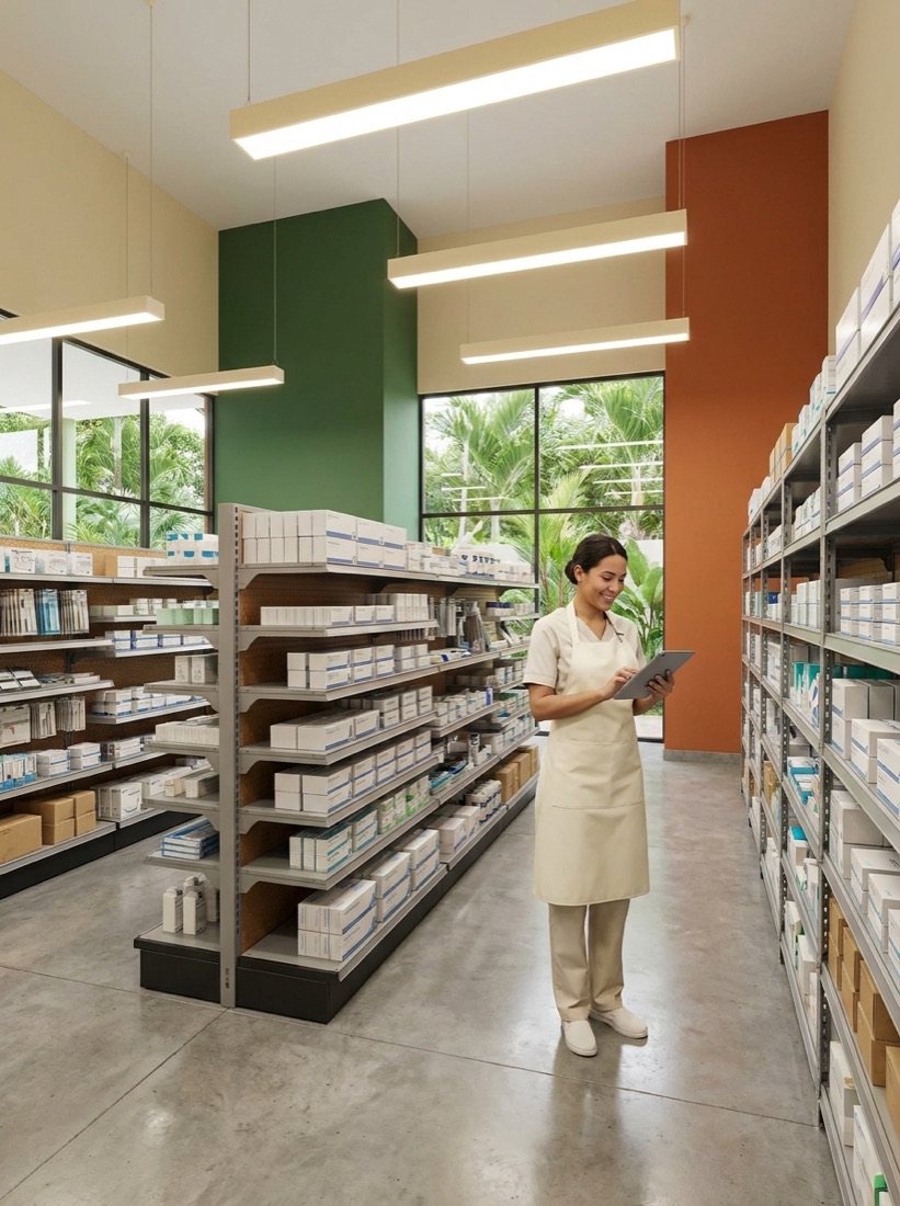 Depósito dental mostrando su catálogo en Molaris Marketplace